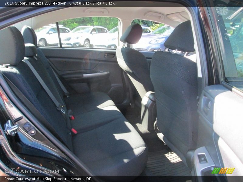 Crystal Black Silica / Black 2016 Subaru Impreza 2.0i 4-door