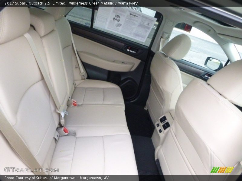 Wilderness Green Metallic / Warm Ivory 2017 Subaru Outback 2.5i Limited