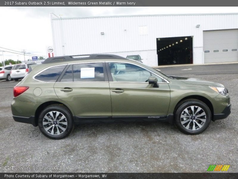 Wilderness Green Metallic / Warm Ivory 2017 Subaru Outback 2.5i Limited