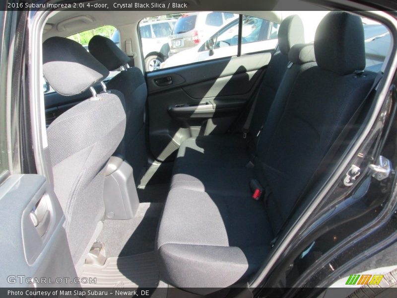Crystal Black Silica / Black 2016 Subaru Impreza 2.0i 4-door