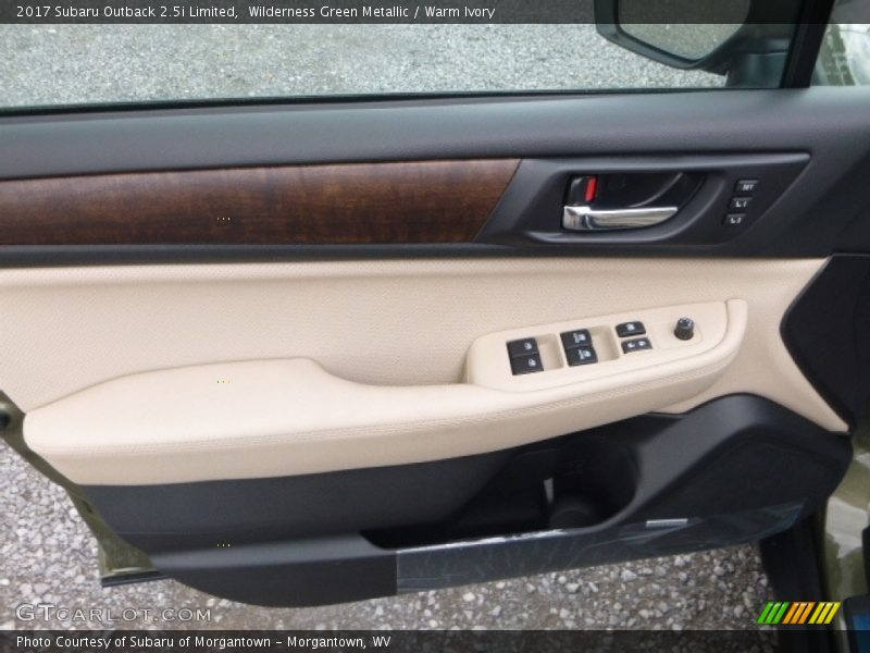 Wilderness Green Metallic / Warm Ivory 2017 Subaru Outback 2.5i Limited