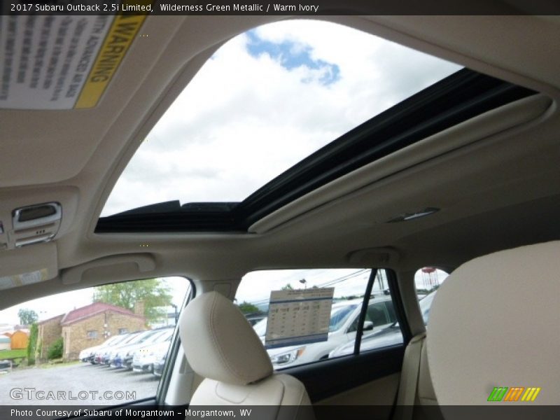 Wilderness Green Metallic / Warm Ivory 2017 Subaru Outback 2.5i Limited