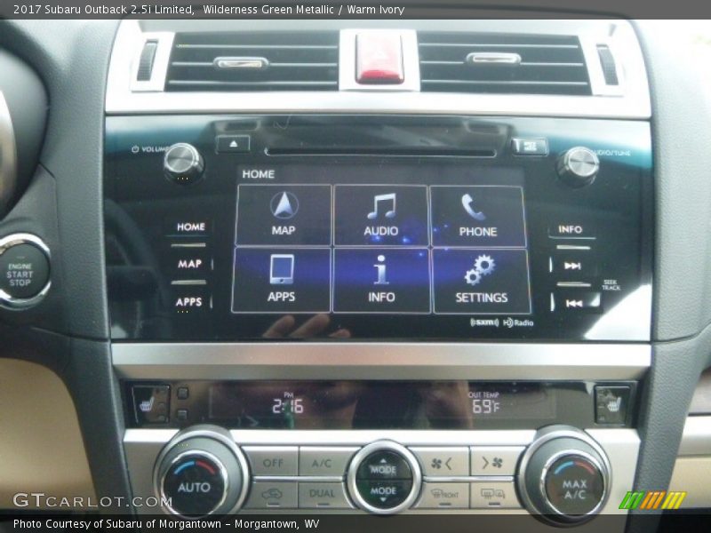 Wilderness Green Metallic / Warm Ivory 2017 Subaru Outback 2.5i Limited