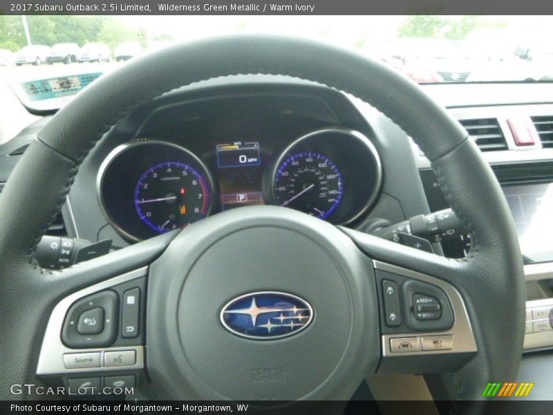 Wilderness Green Metallic / Warm Ivory 2017 Subaru Outback 2.5i Limited