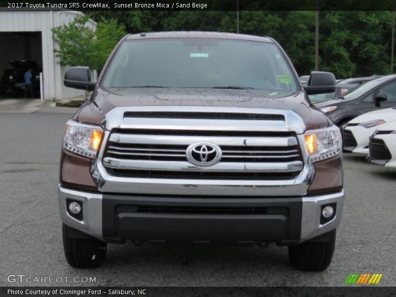 Sunset Bronze Mica / Sand Beige 2017 Toyota Tundra SR5 CrewMax