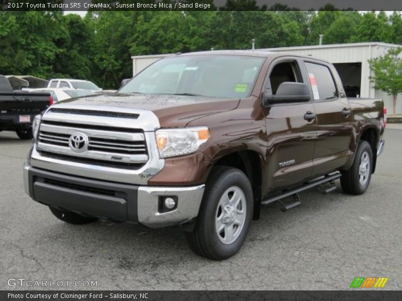 Sunset Bronze Mica / Sand Beige 2017 Toyota Tundra SR5 CrewMax