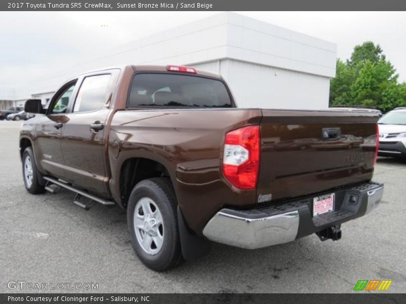 Sunset Bronze Mica / Sand Beige 2017 Toyota Tundra SR5 CrewMax