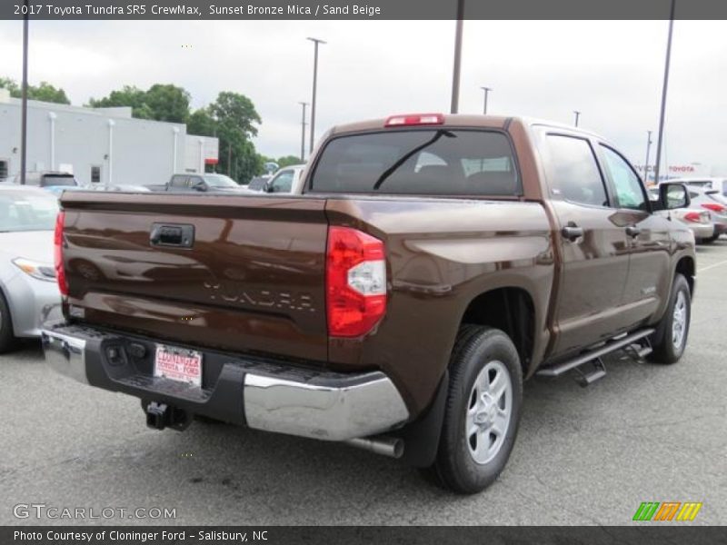 Sunset Bronze Mica / Sand Beige 2017 Toyota Tundra SR5 CrewMax