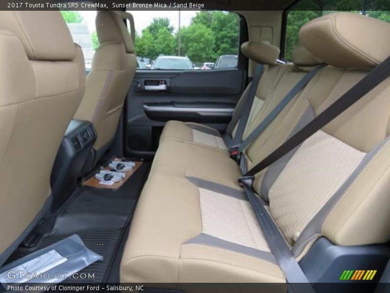 Rear Seat of 2017 Tundra SR5 CrewMax