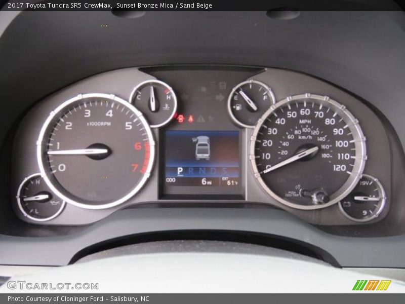 Sunset Bronze Mica / Sand Beige 2017 Toyota Tundra SR5 CrewMax