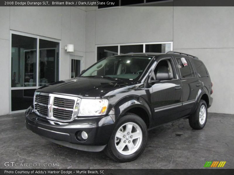 Brilliant Black / Dark/Light Slate Gray 2008 Dodge Durango SLT