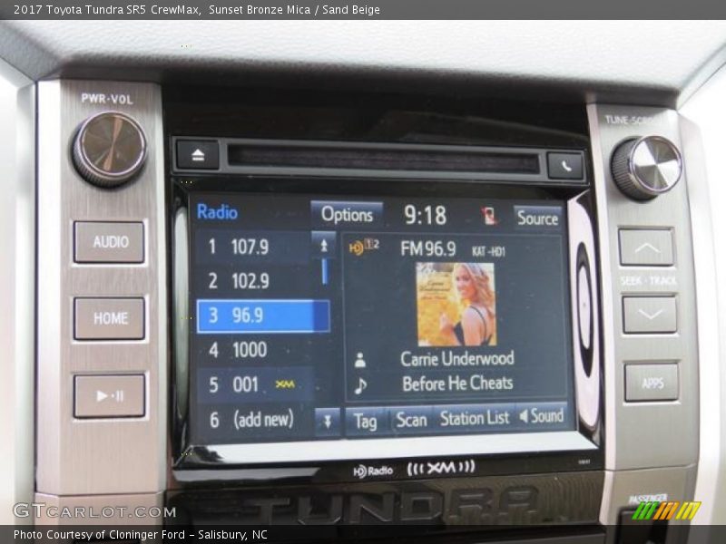 Sunset Bronze Mica / Sand Beige 2017 Toyota Tundra SR5 CrewMax