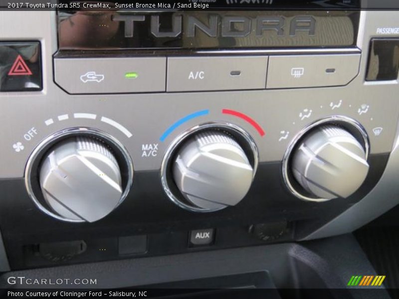 Sunset Bronze Mica / Sand Beige 2017 Toyota Tundra SR5 CrewMax