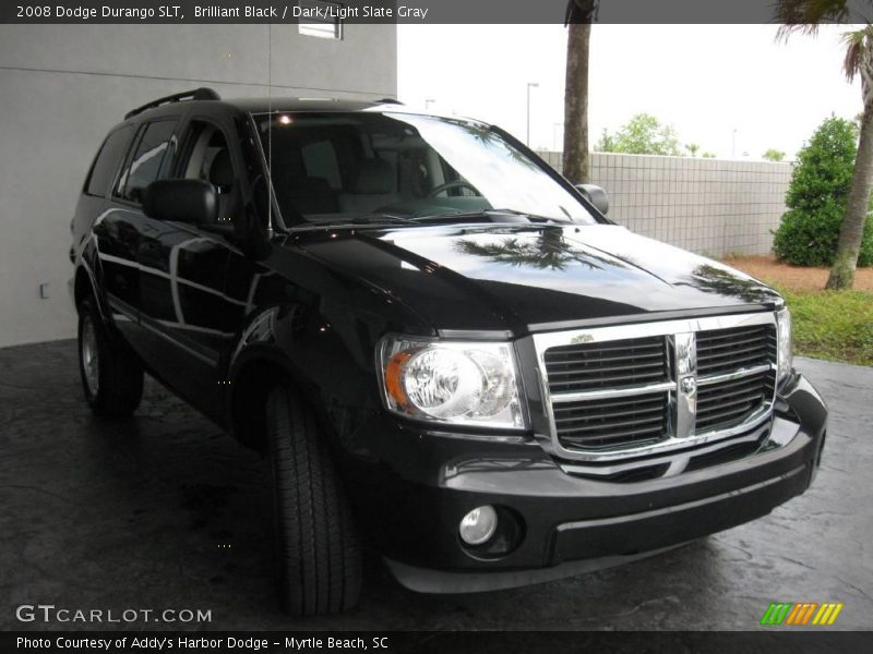 Brilliant Black / Dark/Light Slate Gray 2008 Dodge Durango SLT