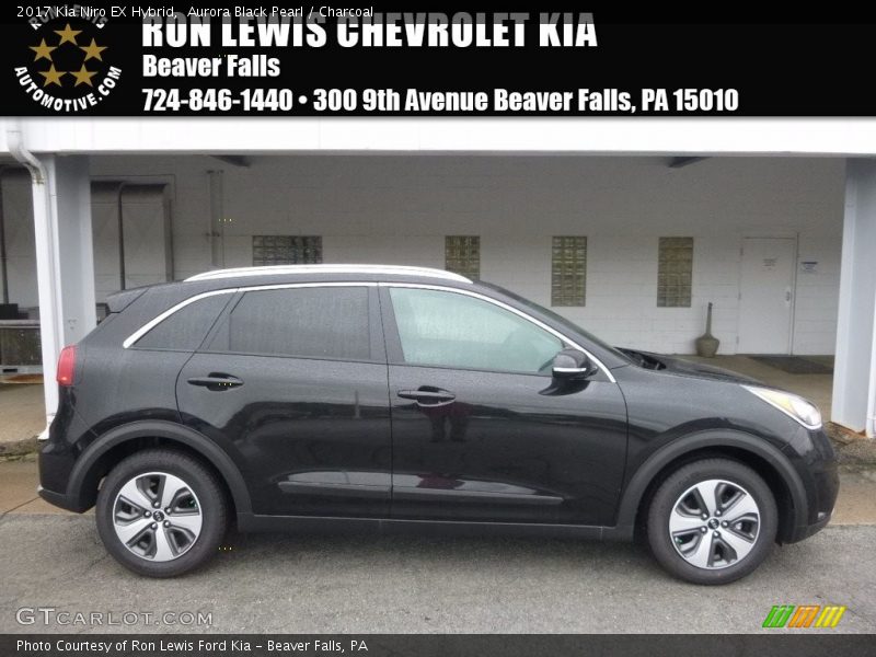 Aurora Black Pearl / Charcoal 2017 Kia Niro EX Hybrid