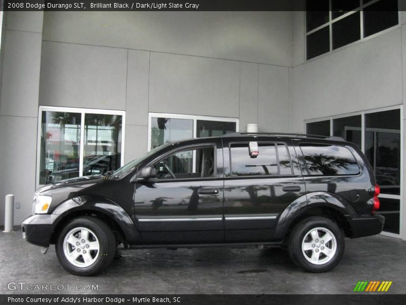 Brilliant Black / Dark/Light Slate Gray 2008 Dodge Durango SLT