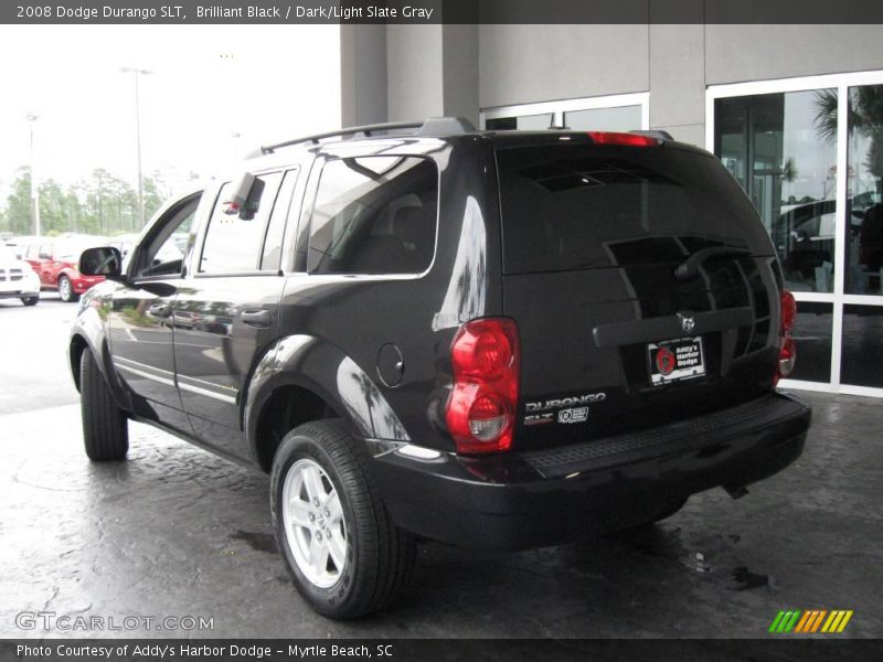 Brilliant Black / Dark/Light Slate Gray 2008 Dodge Durango SLT