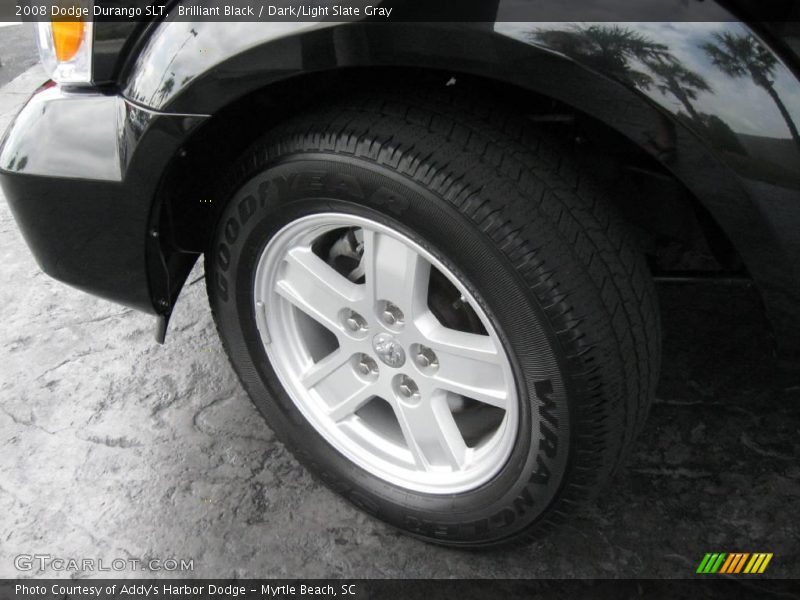 Brilliant Black / Dark/Light Slate Gray 2008 Dodge Durango SLT