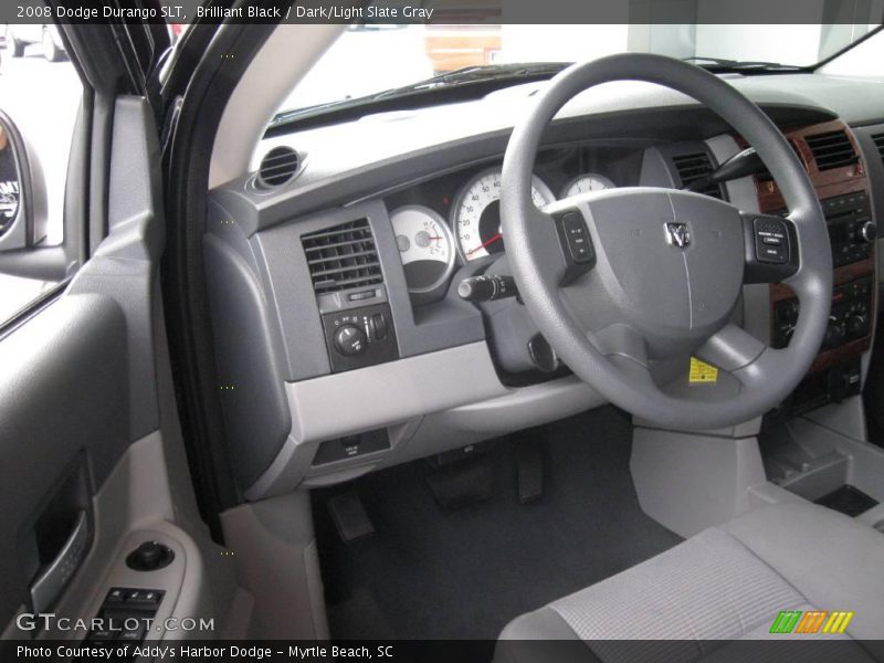 Brilliant Black / Dark/Light Slate Gray 2008 Dodge Durango SLT
