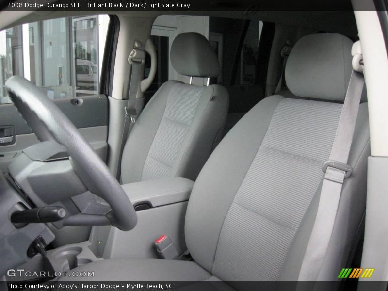 Brilliant Black / Dark/Light Slate Gray 2008 Dodge Durango SLT