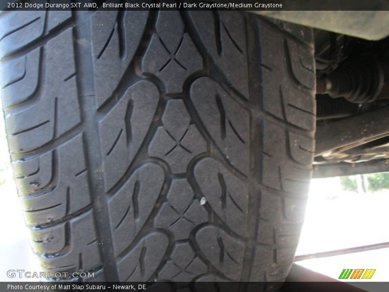 Brilliant Black Crystal Pearl / Dark Graystone/Medium Graystone 2012 Dodge Durango SXT AWD