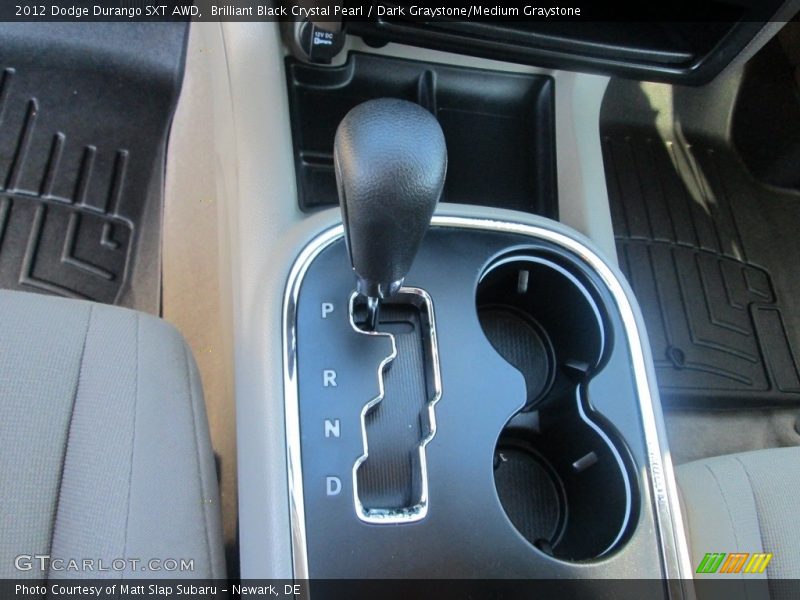 Brilliant Black Crystal Pearl / Dark Graystone/Medium Graystone 2012 Dodge Durango SXT AWD