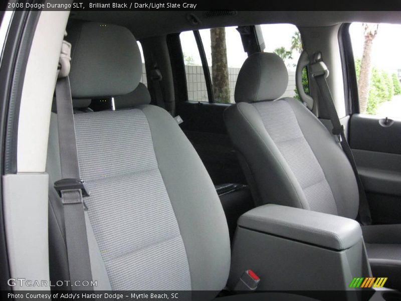 Brilliant Black / Dark/Light Slate Gray 2008 Dodge Durango SLT