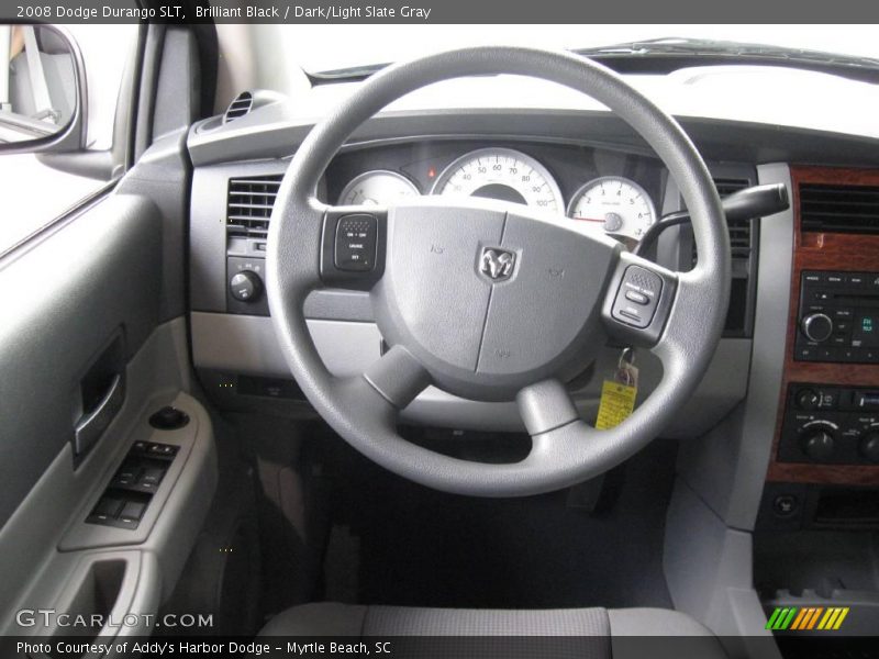 Brilliant Black / Dark/Light Slate Gray 2008 Dodge Durango SLT