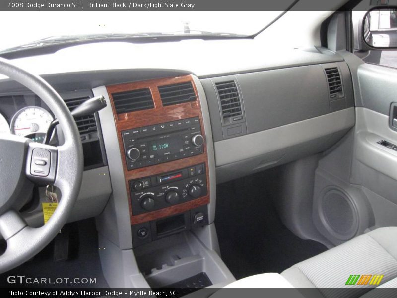 Brilliant Black / Dark/Light Slate Gray 2008 Dodge Durango SLT
