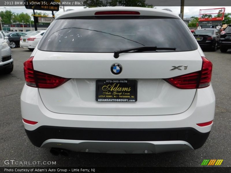 Alpine White / Black 2013 BMW X1 xDrive 35i