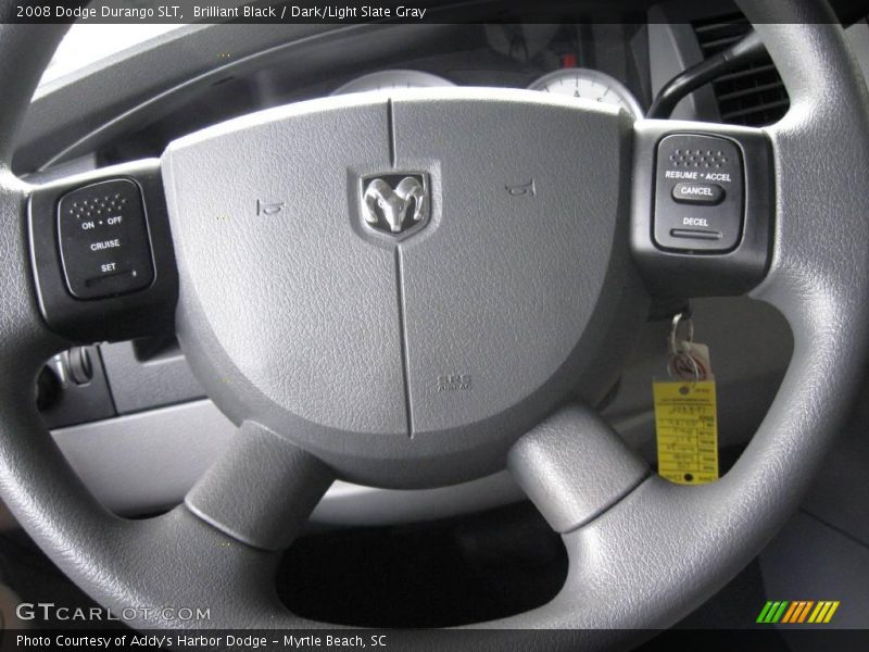 Brilliant Black / Dark/Light Slate Gray 2008 Dodge Durango SLT