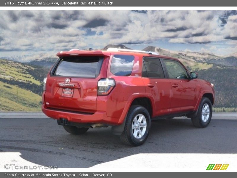 Barcelona Red Metallic / Black 2016 Toyota 4Runner SR5 4x4