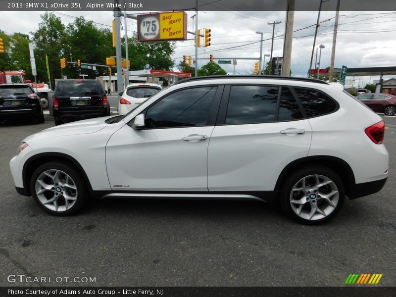 Alpine White / Black 2013 BMW X1 xDrive 35i