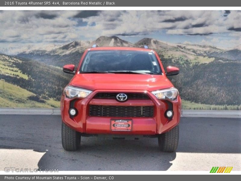 Barcelona Red Metallic / Black 2016 Toyota 4Runner SR5 4x4