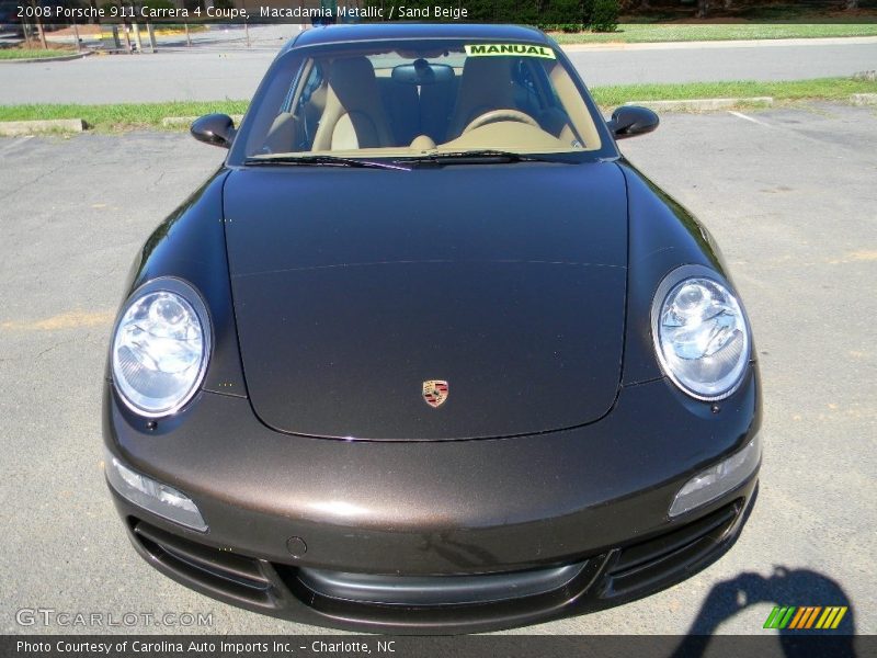 Macadamia Metallic / Sand Beige 2008 Porsche 911 Carrera 4 Coupe