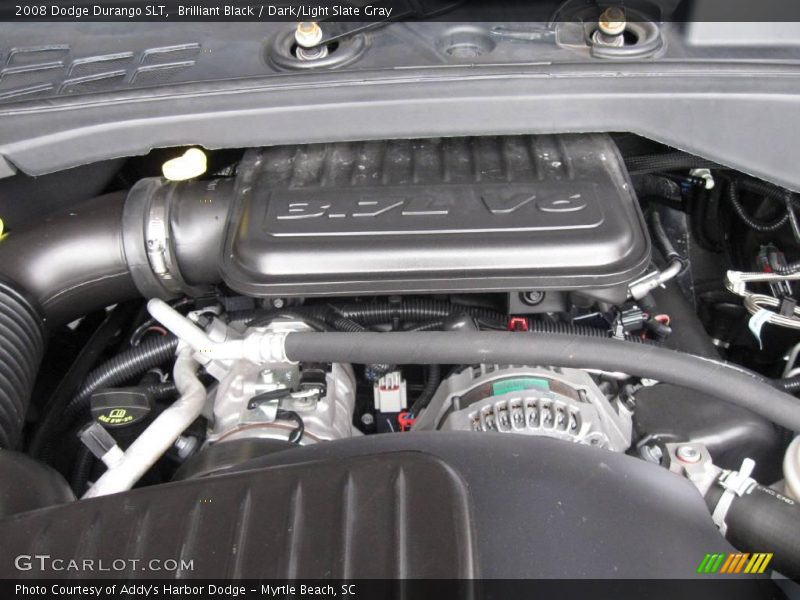 Brilliant Black / Dark/Light Slate Gray 2008 Dodge Durango SLT