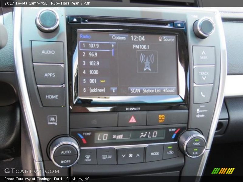 Ruby Flare Pearl / Ash 2017 Toyota Camry XSE