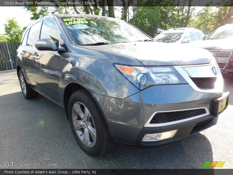 Grigio Metallic / Ebony 2010 Acura MDX Technology