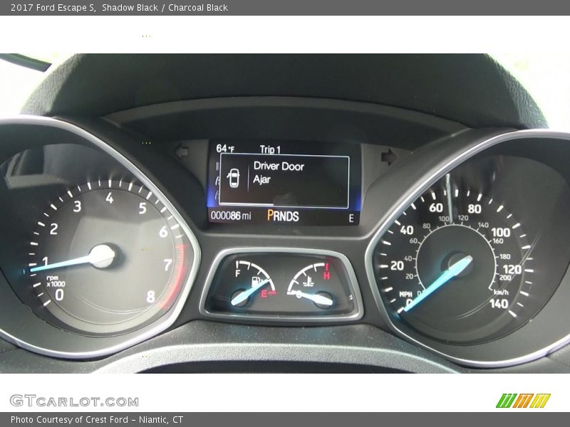 Shadow Black / Charcoal Black 2017 Ford Escape S