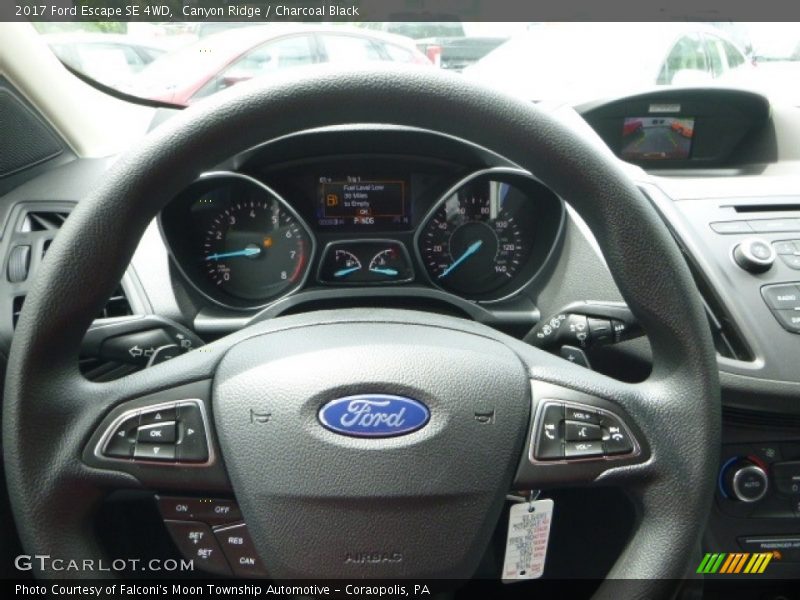 Canyon Ridge / Charcoal Black 2017 Ford Escape SE 4WD