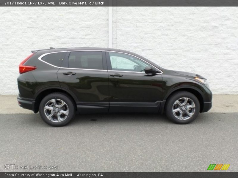 Dark Olive Metallic / Black 2017 Honda CR-V EX-L AWD