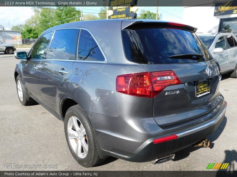 Grigio Metallic / Ebony 2010 Acura MDX Technology