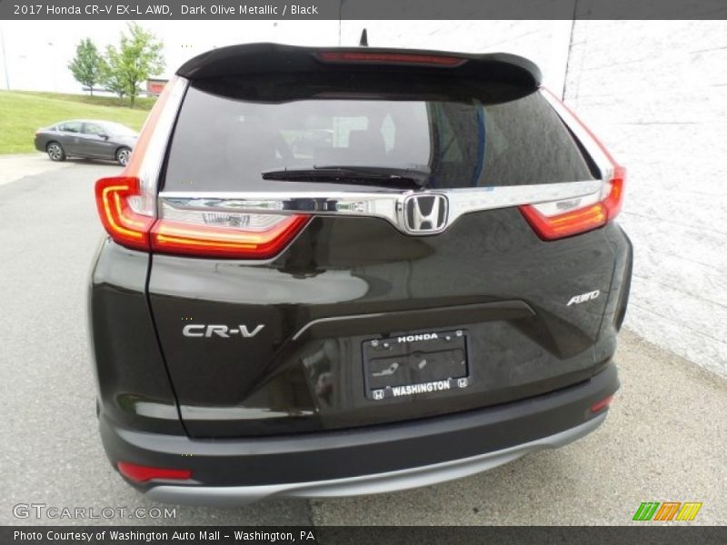 Dark Olive Metallic / Black 2017 Honda CR-V EX-L AWD
