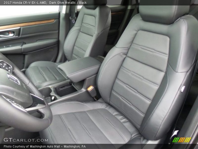 Dark Olive Metallic / Black 2017 Honda CR-V EX-L AWD