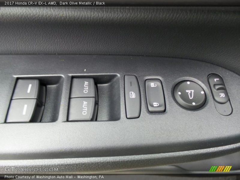 Dark Olive Metallic / Black 2017 Honda CR-V EX-L AWD