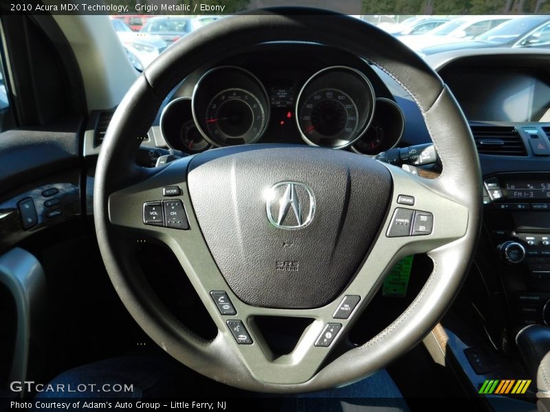 Grigio Metallic / Ebony 2010 Acura MDX Technology