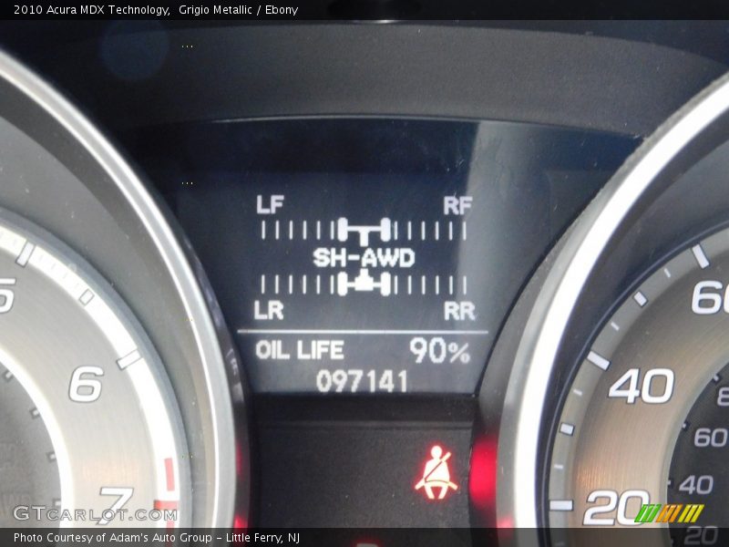 Grigio Metallic / Ebony 2010 Acura MDX Technology