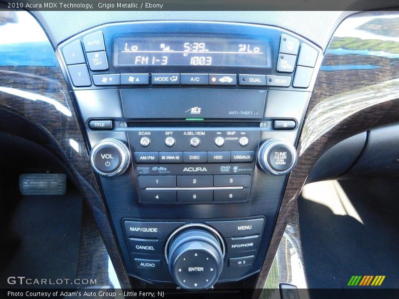 Grigio Metallic / Ebony 2010 Acura MDX Technology