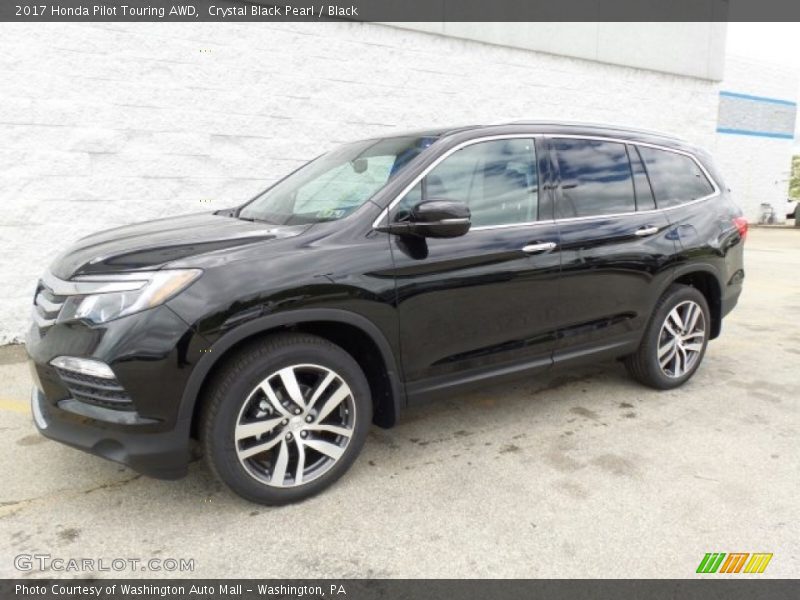 Crystal Black Pearl / Black 2017 Honda Pilot Touring AWD