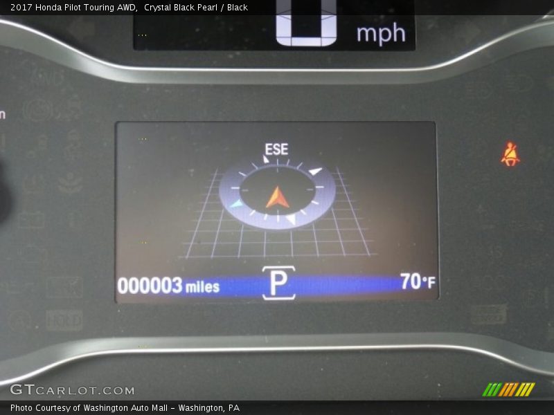 Crystal Black Pearl / Black 2017 Honda Pilot Touring AWD